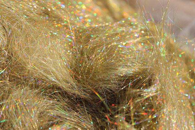 Angelina Fibers - 10 grams - Gold & Forest Blaze Angelina Fibers - 10 grams - Gold & Forest Blaze